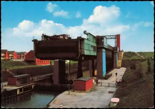 Ansichtskarte Henrichenburg-Castrop-Rauxel Schiffshebewerk 1982