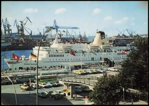 Ansichtskarte Hamburg Fährschiff Prinz Hamlet 1972
