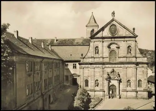 Ansichtskarte Bamberg Karmelitenkirche u. Kloster 1962