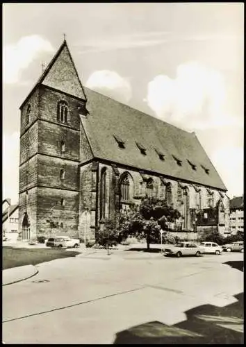 Ansichtskarte Hildesheim Die Lamberti-Kirche Parkplatz Autos 1961