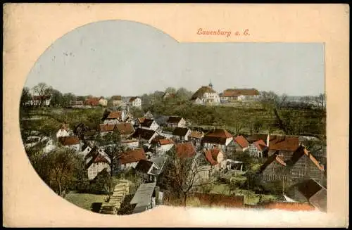 Ansichtskarte Lauenburg (Elbe) Stadtpartie 1917 Passepartout