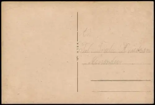 Ansichtskarte Cuxhaven Schloß Ritzebüttel 1918