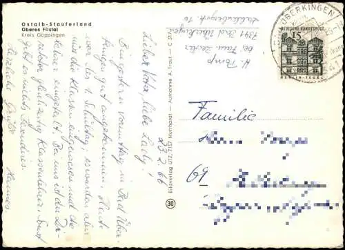 .Baden-Württemberg Ostalb-Stauferland Oberes Filstal Kr. Göppingen 1966