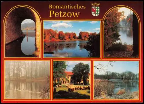 Werder (Havel) Mehrbildkarte mit Ansichten Romantisches Petzow 1994