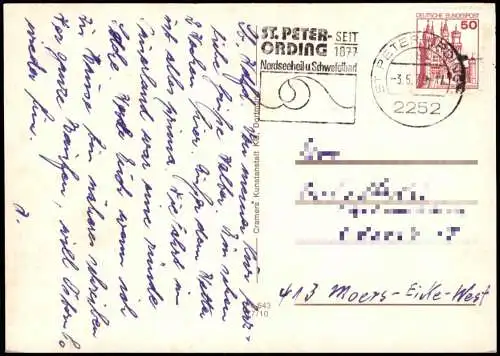 Ansichtskarte St. Peter-Ording Mehrbildkarte mit div. Ortsansichten 1979