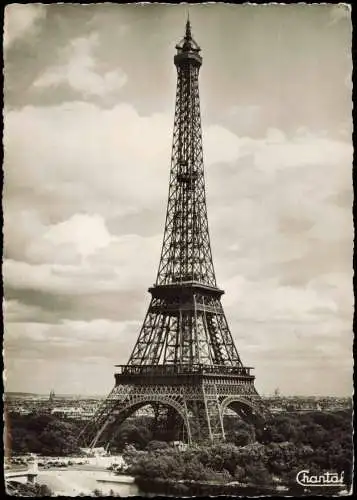 CPA Paris Eiffelturm Tour Eiffel - Fotokarte 1965