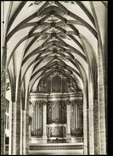 Ansichtskarte Freiberg (Sachsen) Dom - Silbermannorgel 1981