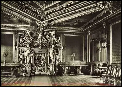 Ansichtskarte Bückeburg Fürstliches Schloss Goldener Saal 1960