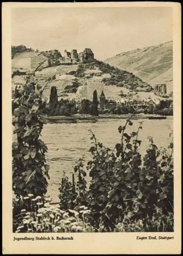 Ansichtskarte Bacharach Jugendburg Stahleck b. Bacharach 1953