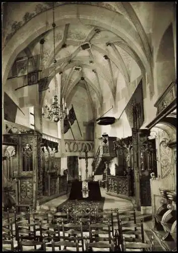 Ansichtskarte Büdingen Schloss Schloßkapelle Innenansicht 1960