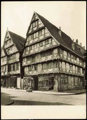 Ansichtskarte Celle Poststraße Hoppenerhaus 1959