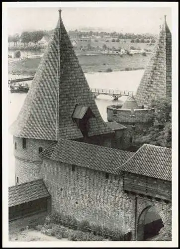 Postcard Marienburg Malbork Die Marienburg, Haupttor an der Nogat 1968