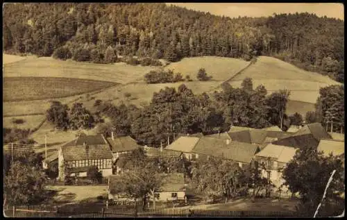 Renthendorf Panorama-Ansicht Blick auf das untere Dorf 1966/1963