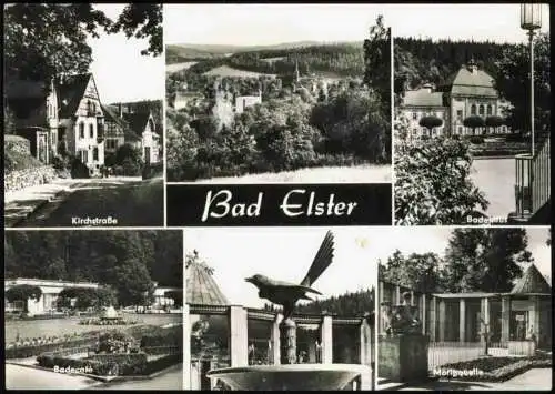 Lot 7 Ansichtskarten Bad Elster Park Kuranlagen 1978