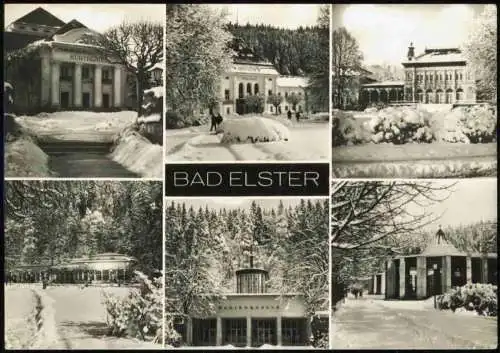 Lot 7 Ansichtskarten Bad Elster Park Kuranlagen 1978