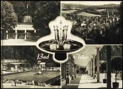 Lot 7 Ansichtskarten Bad Elster Park Kuranlagen 1978