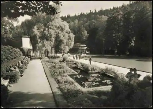 Lot 7 Ansichtskarten Bad Elster Park Kuranlagen 1978