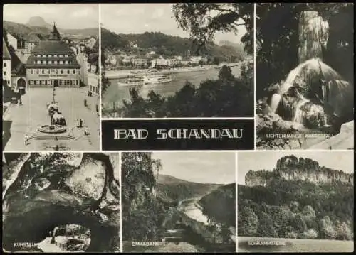Lot 6 Ansichtskarten .Sachsen Sächsische Schweiz Rathen Bad Schandau 1980