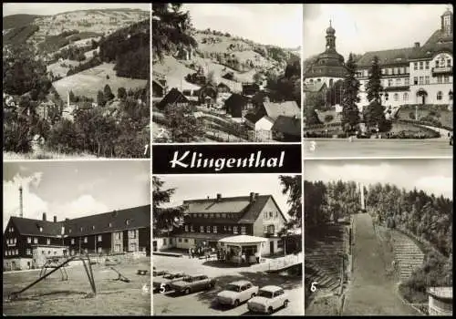 Klingenthal Ortsteil Brunndöbra mit Aschberg Ortsteil Steindöbra 1979