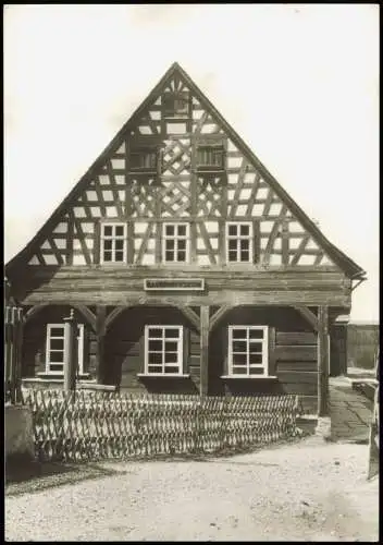 Landwüst-Markneukirchen Vogtländisches Bauernmuseum erbaut 1782 1981