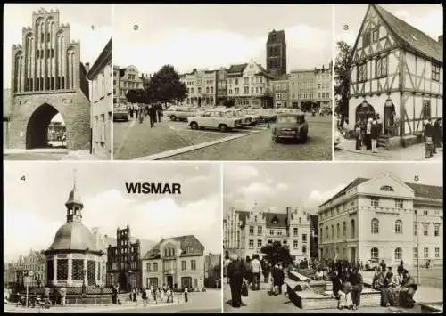 Wismar Wassertor, Marktplatz, An der "Runden Grube", Wasserkunst 1980