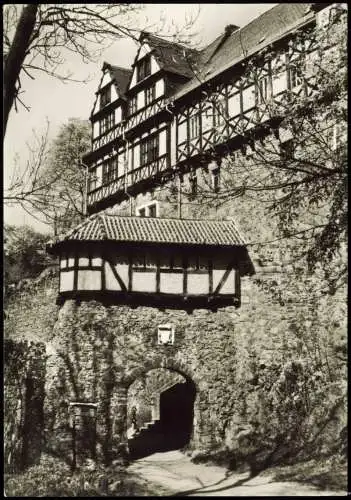 Pansfelde Falkenstein Burg   Harz Historisches Baudenkmal (DDR AK) 1981
