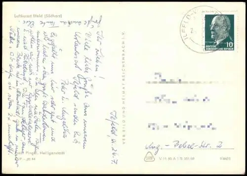Ansichtskarte Ilfeld-Harztor Panorama-Ansicht zur DDR-Zeit 1969