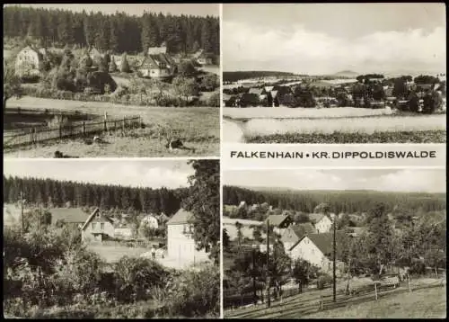 Falkenhain  Altenberg Erzgebirge DDR Mehrbild Ansichten KR. DIPPOLDISWALDE 1970