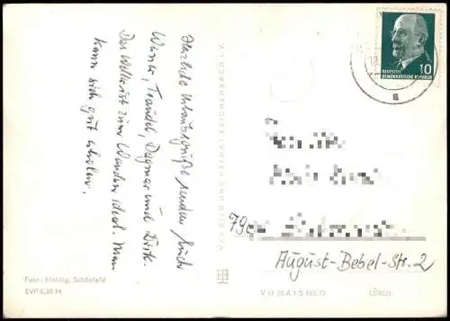 Falkenhain  Altenberg Erzgebirge DDR Mehrbild Ansichten KR. DIPPOLDISWALDE 1970