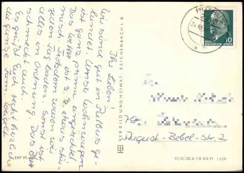 Ansichtskarte Putbus DDR Mehrbildkarte mit div. Ortsansichten 1971