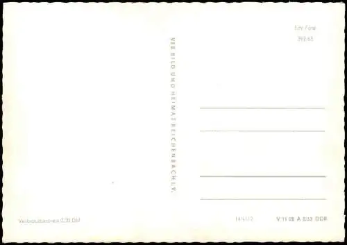 Johanngeorgenstadt DDR   OT Unterjugel Farbmühle, Oberjugel  Plattenberg 1963
