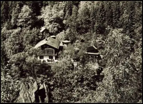 Ansichtskarte Schwarzburg Schweizerhaus im Schwarzatal zur DDR-Zeit 1975