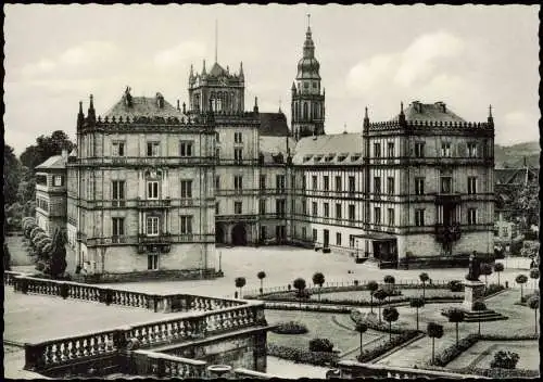 Ansichtskarte Coburg Schloss Ehrenburg (Außenansicht) 1955