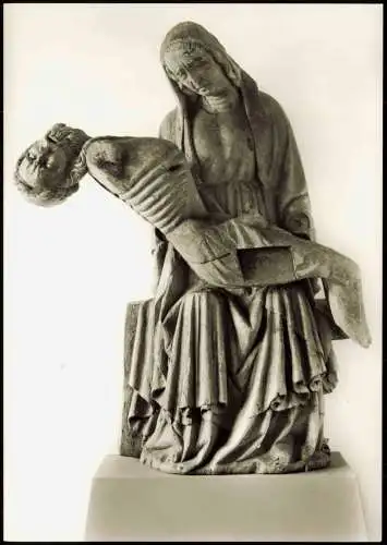 Coburg Veste Vesperbild, fränkisch-thüringisch Lindenholzfigurengruppe 1960