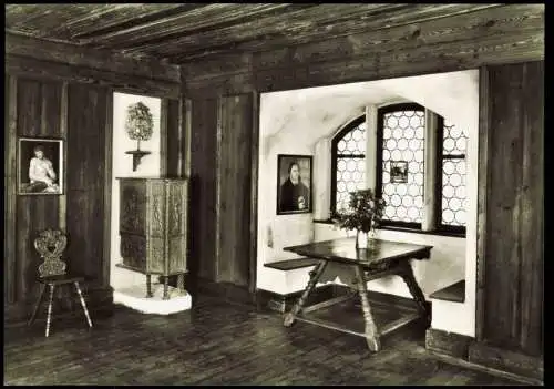 Coburg Veste Coburg Lutherstube   Wohnbezirk Martin Luthers  Aufenthaltes 1960