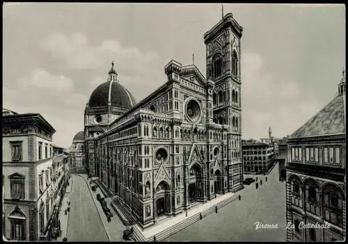 Cartolina Florenz Firenze La Cattedrale 1957