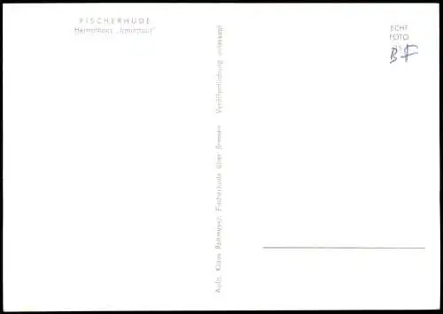 Ansichtskarte Fischerhude Heimathaus „Irmintraut" 1965