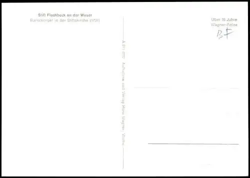 Fischbeck-Hessisch Oldendorf Barockorgel in der Stiftskirche 1965