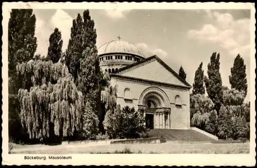 Ansichtskarte Bückeburg Mausoleum (Gebäude-Ansicht) 1956