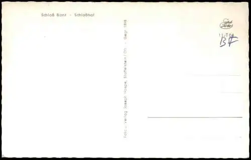 Ansichtskarte Bad Staffelstein Schloß Banz Schloßhof 1960