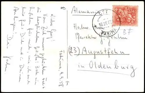 Fátima Santuário de Fátima Sanctuaire de Fátima - Sanctuary 1958