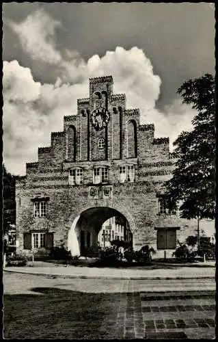 Ansichtskarte Flensburg Partie am Nordertor 1957