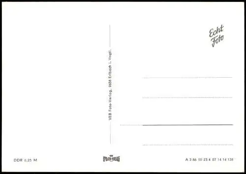 Ansichtskarte Pöhl Talsperre 1986