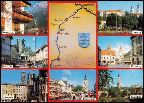Bayern   MB mit div. Orten u.a. Tölz, Freising, Moosburg uvm. 1980