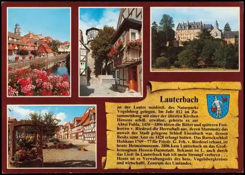 Lauterbach (Hessen) Am Entenberg, Ankerturm, Schloss Eisenbach, Am Graben 1995