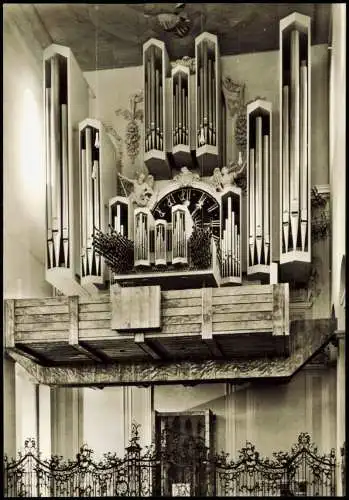 Ansichtskarte Würzburg Westabschluß Neuerbaute Domorgel 1960
