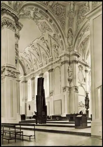 Würzburg Dom Inneres Sakramentshaus und Hochaltar von Albert Schilling 1960