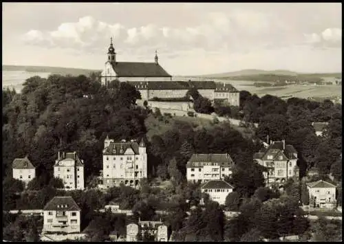 Ansichtskarte Fulda Barockstadt vom Flugzeug aus, Luftaufnahme 1960