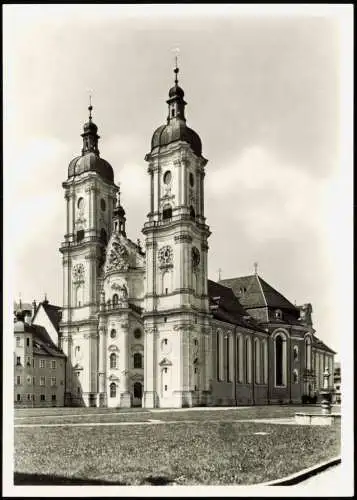 Ansichtskarte St. Gallen Kathedrale St. Gallen 1960