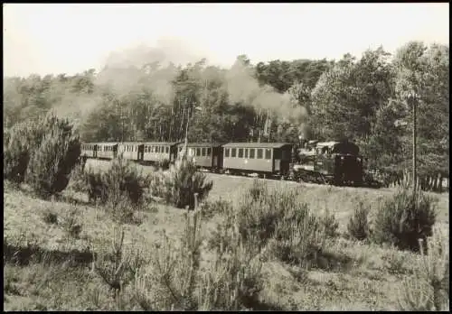 Schmalspurbahn Putbus-Göhren, Personenzug zw. Garstitz und Sellin 1988